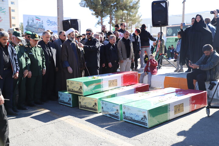 گزارش تصویر مراسم تشییع شهدای گمنام