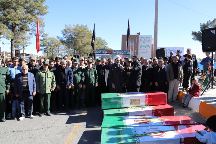 گزارش تصویر مراسم تشییع شهدای گمنام