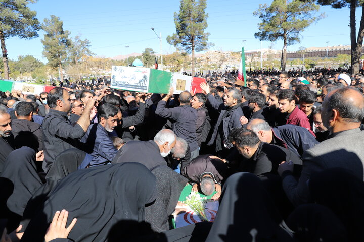 گزارش تصویر مراسم تشییع شهدای گمنام