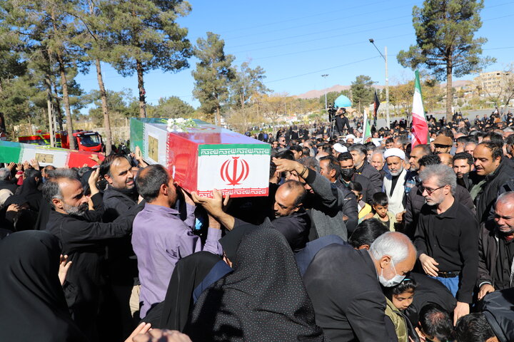 گزارش تصویر مراسم تشییع شهدای گمنام