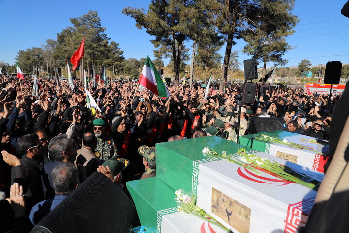 گزارش تصویر مراسم تشییع شهدای گمنام