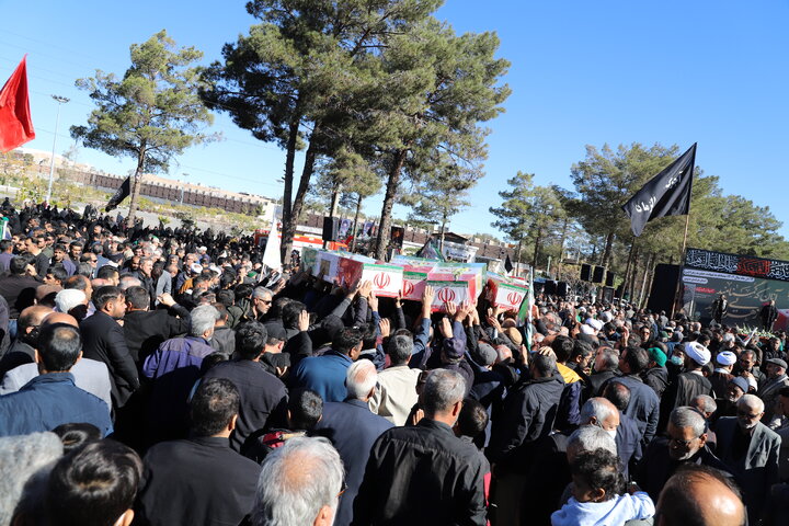 گزارش تصویر مراسم تشییع شهدای گمنام