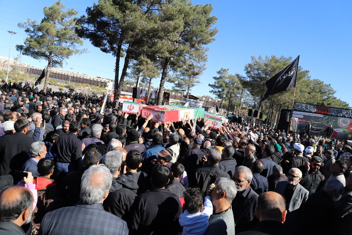 گزارش تصویر مراسم تشییع شهدای گمنام