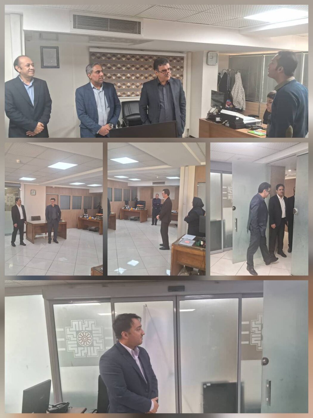 بازدید مدیرکل از همکاران حاضر در شرایط آلودگی هوا