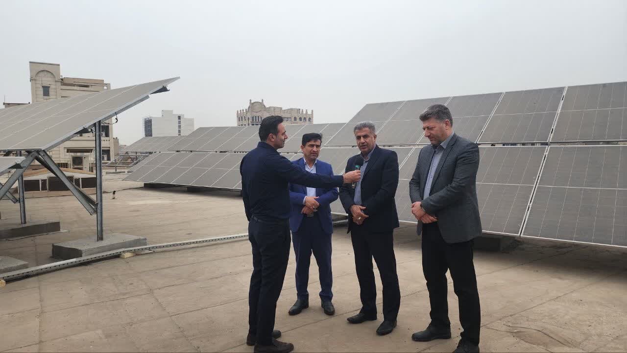 نیروگاه خورشیدی گامی عملی در مسیر تحقق برنامه‌های تحول سبز