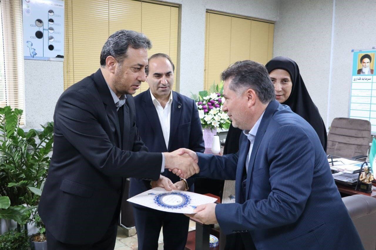 برگزاری مراسم تکریم و معارفه ذیحساب اداره‌کل صنعت، معدن و تجارت آذربایجان‌غربی