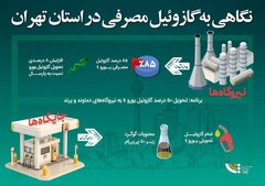 نگاهی به گازوئیل مصرفی در استان تهران