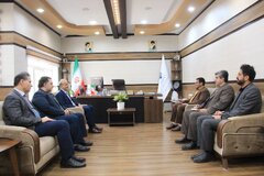 دیدار و گفتگوی اعضای شورای هماهنگی شرکت های بیمه با نماینده وزیر اقتصاد در استان