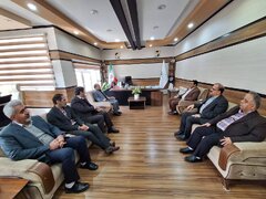 دیدار ذکوری مدیرکل امور مالیاتی و بختیاری مدیرکل ثبت احوال استان همدان با نماینده وزیر و مدیرکل امور اقتصادی و دارایی استان
