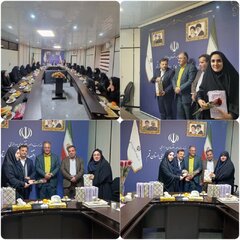 مراسم تجلیل از بانوان همکار به مناسبت روز زن برگزار شد