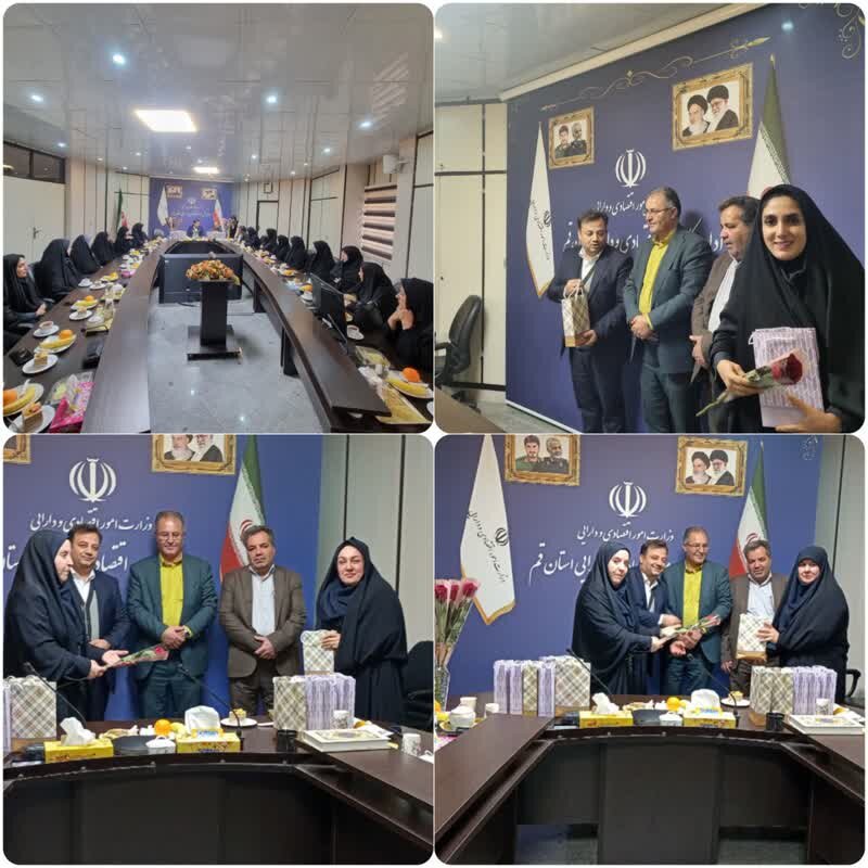 مراسم تجلیل از بانوان همکار به مناسبت روز زن برگزار شد