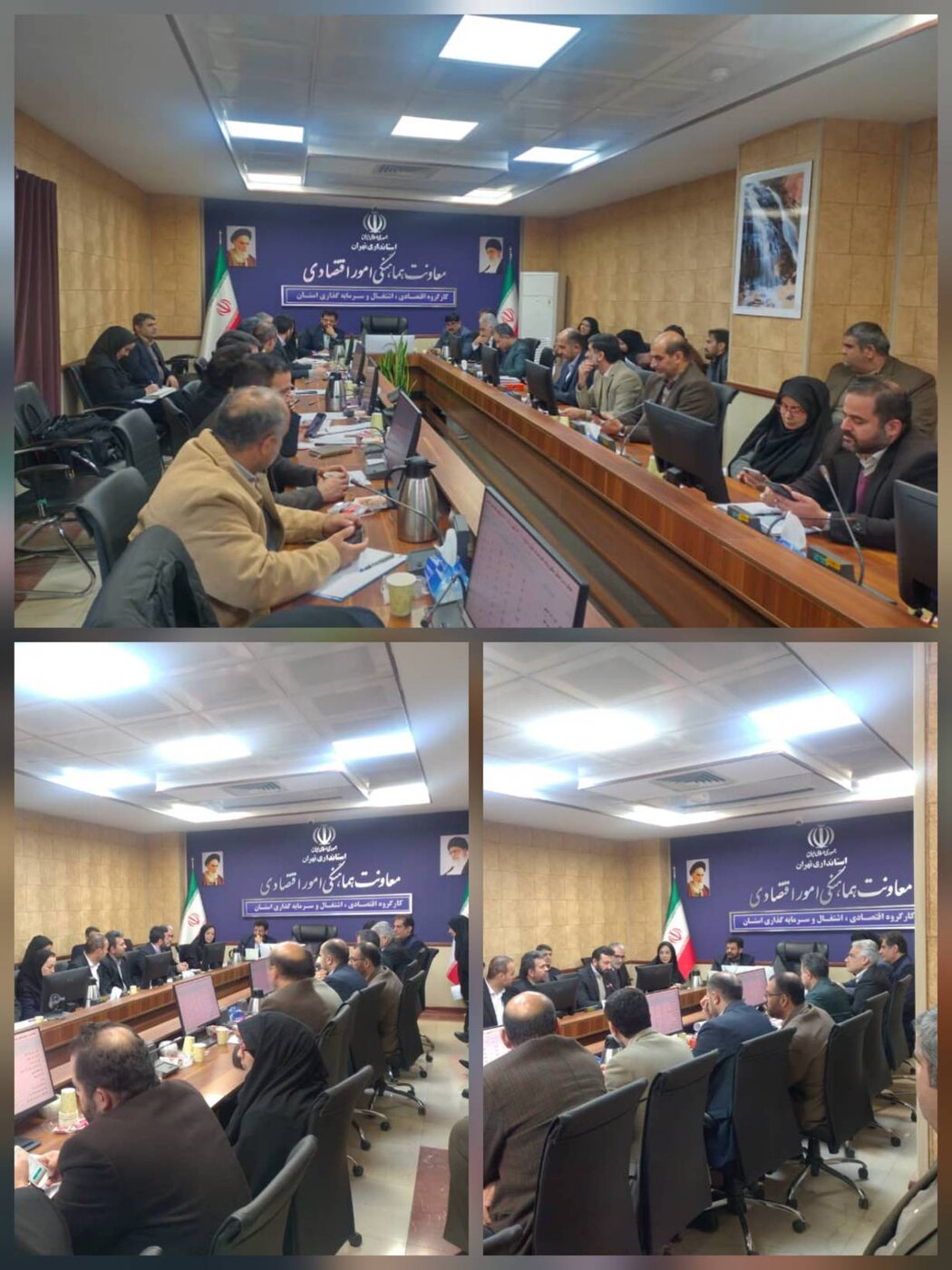 حضور نماینده اداره کل در جلسه کارگروه اقتصادی، اشتغال و سرمایه‌گذاری استان تهران