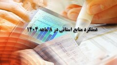 درآمدهای وصولی استان کردستان در هشت ماهه نخست امسال