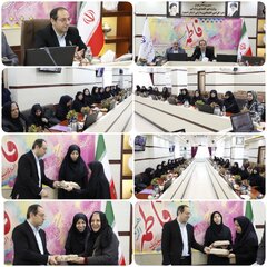 دیدار مدیرکل امور اقتصادی و دارایی استان اصفهان با بانوان اداره کل/ نقش بانوان در توسعه و ارتقای  ادارات مهم است