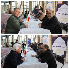 برپایی میز خدمت در مصلی امام خمینی(ره) شهرستان بجنورد