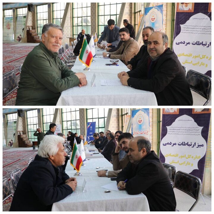 برپایی میز خدمت در مصلی امام خمینی(ره) شهرستان بجنورد