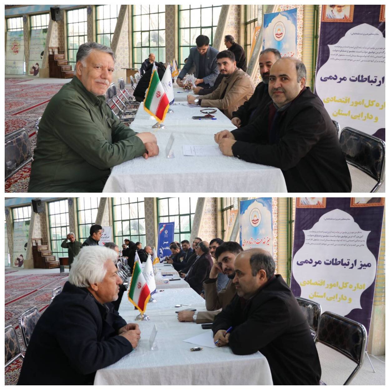 برپایی میز خدمت در مصلی امام خمینی(ره) شهرستان بجنورد