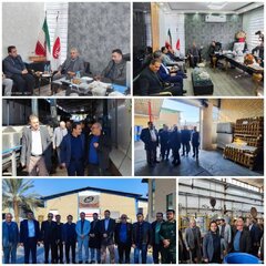 بازدید سرپرست اداره کل امور اقتصادی و دارایی استان فارس از شرکت تولید محصولات غذایی «آذوقه»