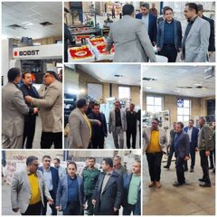 بازدید سرپرست اداره کل امور اقتصادی و دارایی استان فارس شرکت چاپ پارسینه نوین