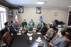 دیدار نماینده وزیر اقتصاد در استان با فرمانده سپاه
