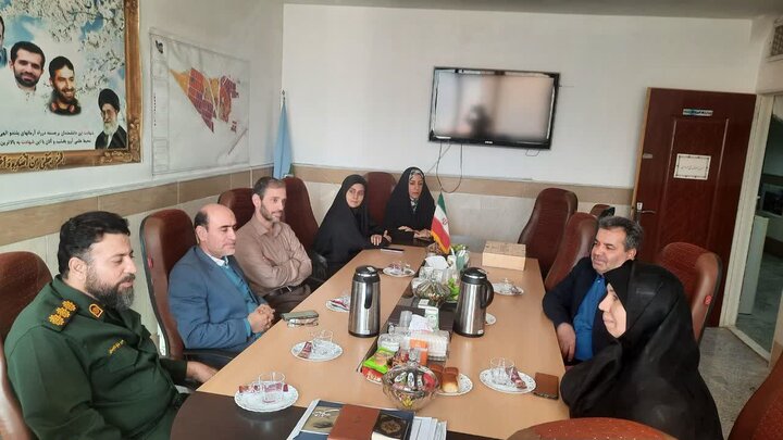 دیدارمدیر کل با سرهنگ نیکوکار رئیس سازمان بسیج مهندسین