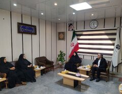 دیدار مدیرکل امور اقتصادی و دارایی با مدیرکل هواشناسی استان