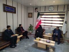 دیدار مدیرکل امور اقتصادی و دارایی با مدیر بیمه خسارت های بدنی استان
