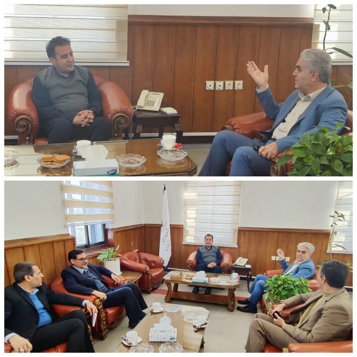 دیدار سرپرست اداره کل امور اقتصادی و دارایی فارس با مدیرکل استاندارد استان