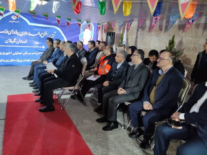 افتتاح پروژه راه و شهرسازی گیلان در دهه فجر