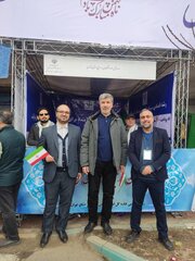 حضور جناب اقای زارع مدیر کل هسته مرکزی گزینش و معاون مرکز بسیج وزارت امور اقتصادی و دارایی