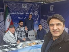 گزارش تصویری از حضور اداره کل امور اقتصادی و دارایی استان تهران در مراسم 22 بهمن