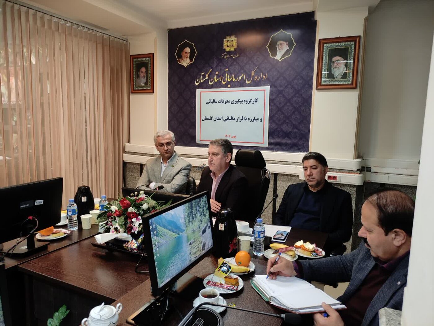 برگزاری کارگروه پیگیری معوقات مالیاتی و مبارزه با فرار مالیاتی استان گلستان با حضور مدیران ارشد اقتصادی استان