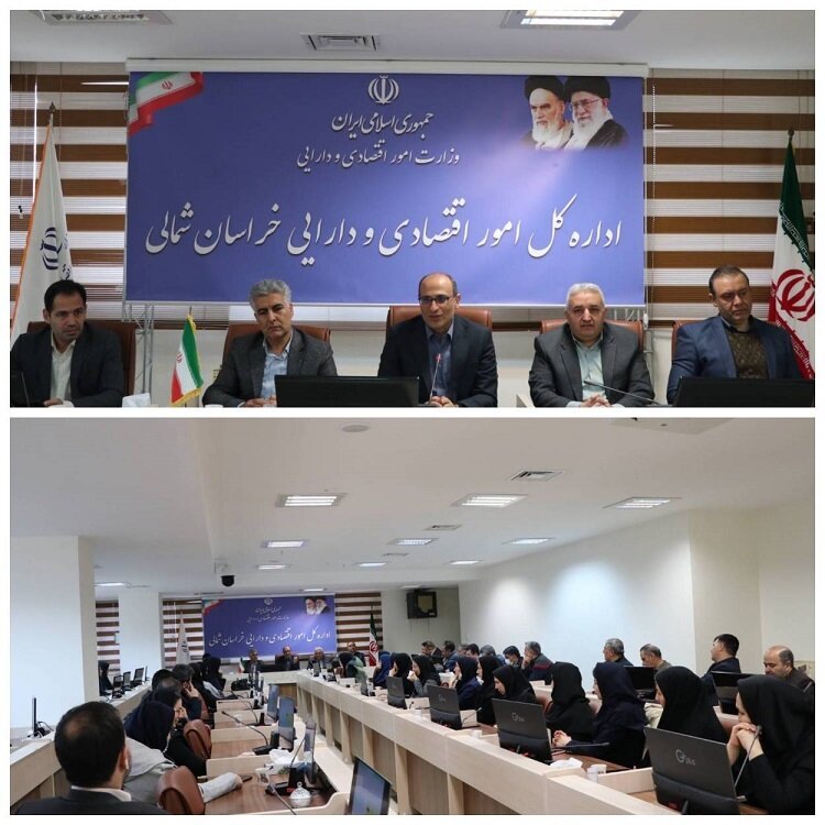 نشست صمیمانه مدیرکل امور اقتصادی و دارایی استان با کارکنان اداره کل