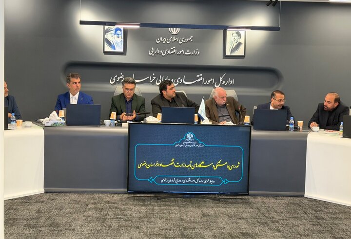 ارائه سامانه جامع صورت‌های مالی (صورا) در شورای هماهنگی دستگاه‌های تابعه وزارت امور اقتصادی و دارایی استان خراسان رضوی