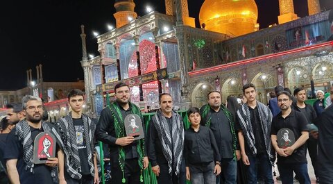 حضور جمعی از کارکنان اداره کل در مراسم تشییع قائد شهید امت در قم