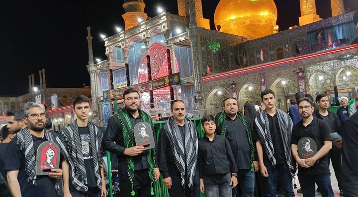 حضور جمعی از کارکنان اداره کل در مراسم تشییع قائد شهید امت در قم