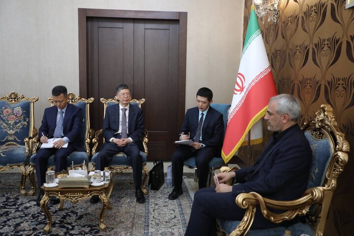 دیدار وزیر اقتصاد با سفیر چین در ایران