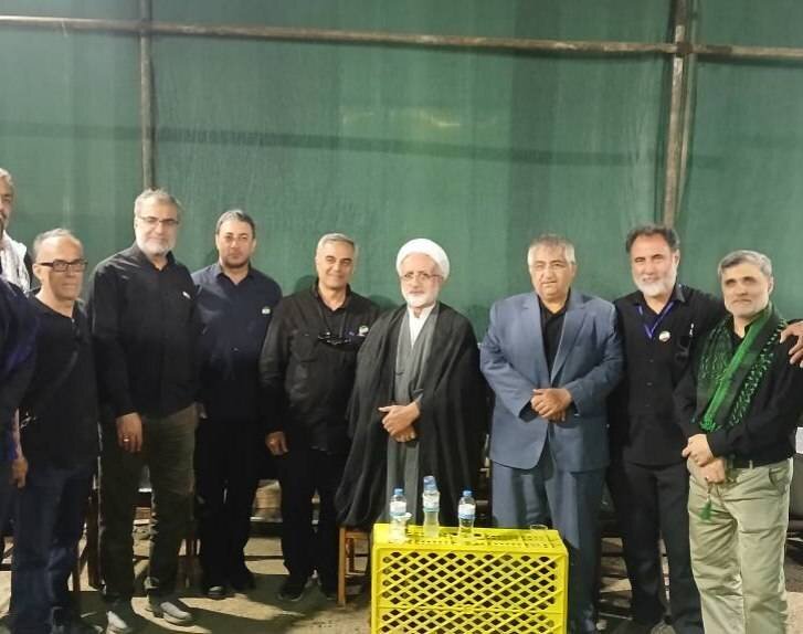 حضور مدیرکل امور اقتصادی و دارایی آذربایجان‌غربی در موکب شهدای وزارت امور اقتصادی و دارایی