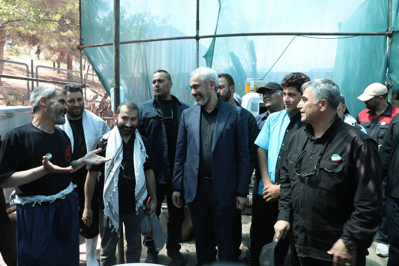حضور مدیرکل امور اقتصادی و دارایی آذربایجانغربی در موکب شهدای وزارت امور اقتصادی و دارایی