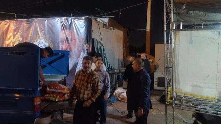 رونمایی از بخش کوچکی از زحمات خالصانه همکاران در آماده سازی مواکب و مراکز اسکان