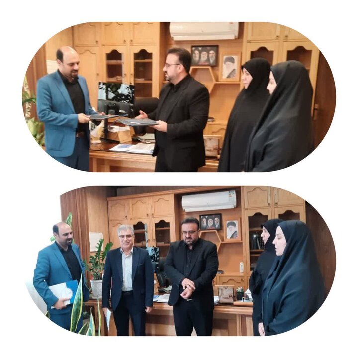 آئین تکریم و معارفه ذیحساب اداره کل ثبت اسناد و املاک استان قم برگزار شد