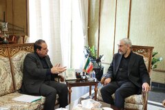 وزیر اقتصاد و استاندار ایلام دیدار و گفتگو کردند