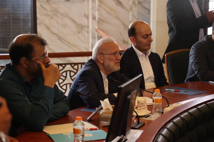 نشست مشترک اعضای کمیسیون اقتصادی مجلس و رییس کل بیمه مرکزی و معاون حقوقی وزیراقتصاد