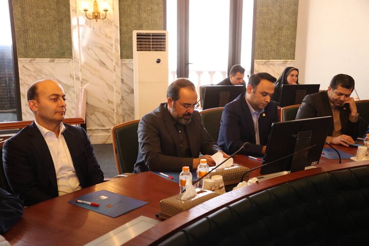 نشست مشترک اعضای کمیسیون اقتصادی مجلس و رییس کل بیمه مرکزی و معاون حقوقی وزیراقتصاد