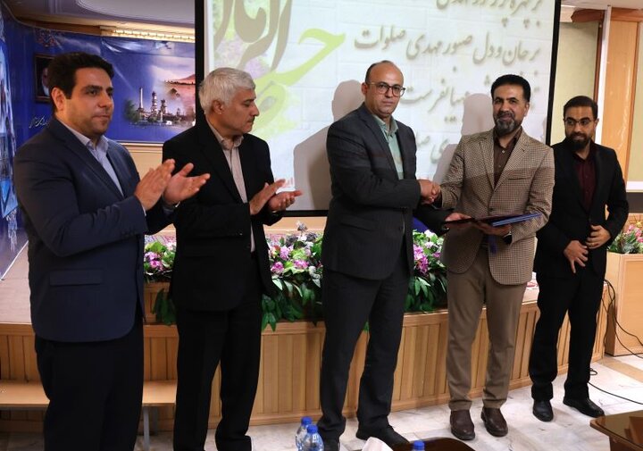 آیین معارفه رئیس خزانه معین استان مرکزی برگزار شد