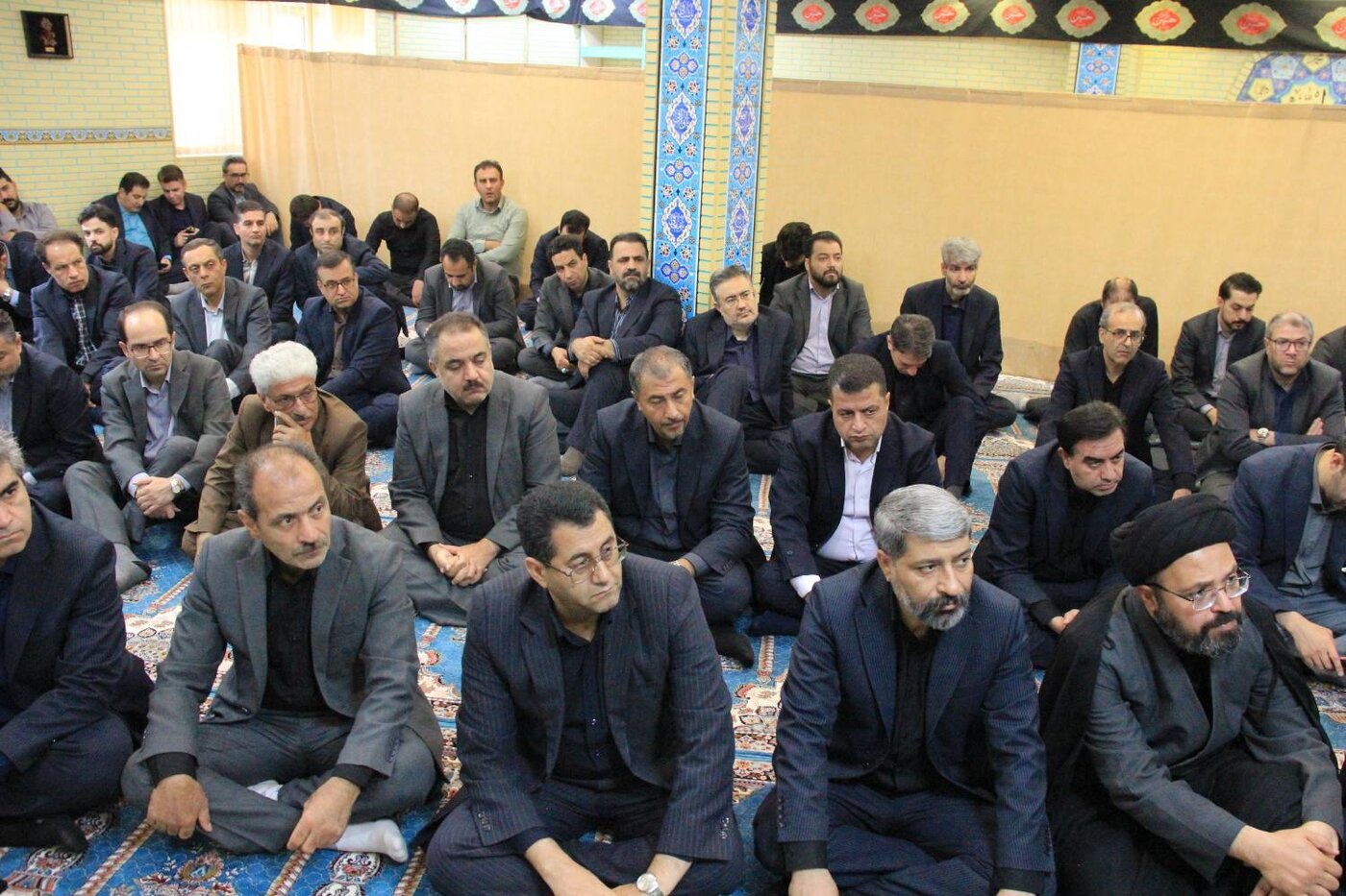 برگزاری مراسم عزاداری اربعین حسینی در اداره کل امور اقتصادی و دارایی همدان