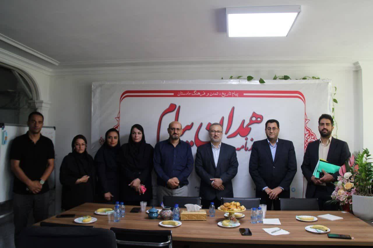 حضور نماینده وزیر اقتصاد در دفتر روزنامه همدان پیام