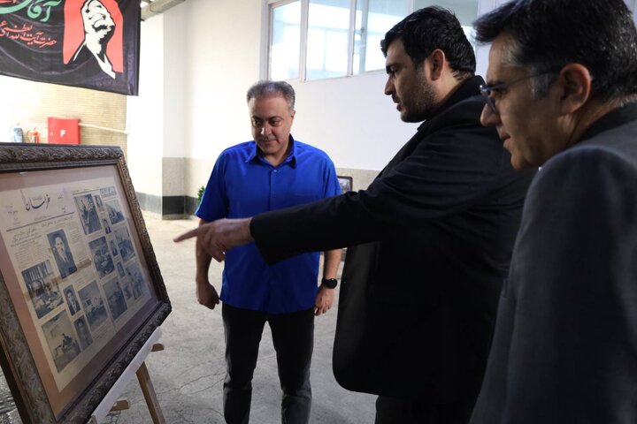 بازدید مدیرکل امور اقتصادی و دارایی خراسان رضوی از روزنامه خراسان به مناسبت هفته خبرنگار