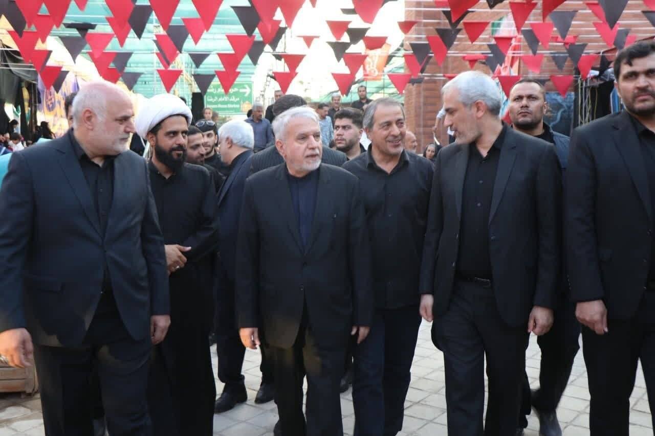 بازدید وزاری اقتصاد و میراث فرهنگی از مجمموعه فرهنگی و زیارتی«سردار شهید محمدزاده