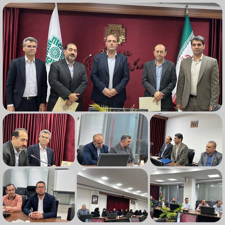 برگزاری مراسم تودیع و معارفه ذیحساب اداره کل امور مالیاتی مودیان بزرگ